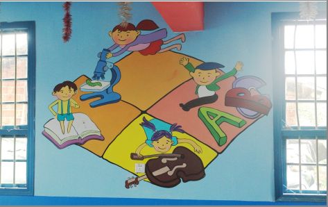 维西傈僳族自治县幼儿园墙体手绘