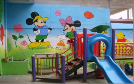 维西傈僳族自治县幼儿园室外彩绘